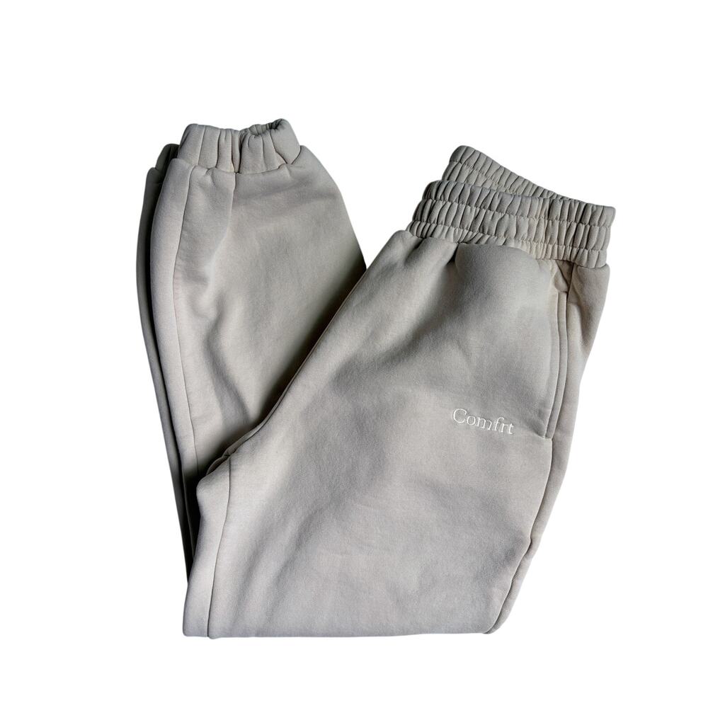 Comfrt Signature Sweatpants (Beige) - Size Small